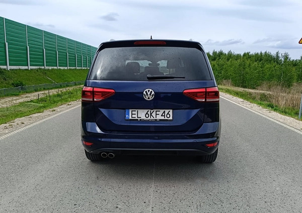 Volkswagen Touran cena 76900 przebieg: 185000, rok produkcji 2017 z Łódź małe 191